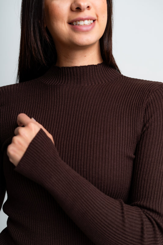 Blusa manga longa dedinho comfy